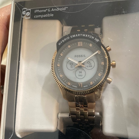 Fossil Accessories - Hybrid Smartwatch HR Scarlette Rose Gold-Tone Stainless Steel